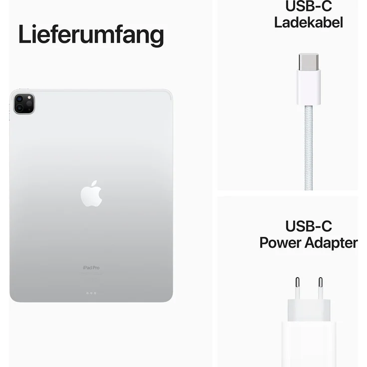 Apple iPad Pro (2022) Quad-HD Auflösung 11 Zoll, WiFi-Tablet, Apple M2 Chip, 2 TB Speicher, iPadOS, Silber (MNXN3FD/A) – Bild 9