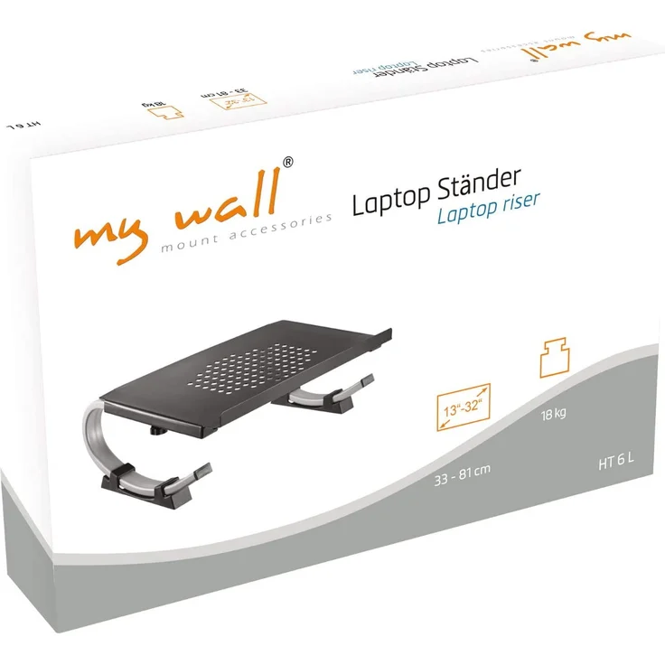 MyWall HT 6 Laptop Ständer für 13 - 32 Zoll (33 - 81 cm), Belastung bis 18 kg – Bild 7