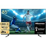 Hisense 85A6EG 216 cm (85 Zoll) LED Smart TV (Ultra HD, Dolby Vision, HDR10+, HLG, Direct LED) HD-Triple-Tuner (Sat, Antenne, Kabel) Modelljahr Energieklasse G (DE-Modell) - Preisvergleich