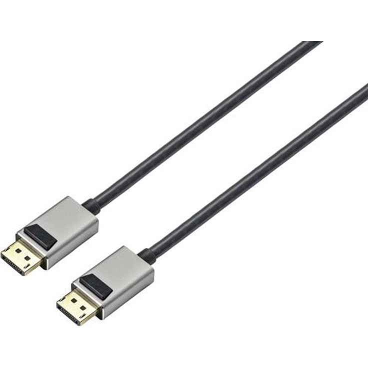 SpeaKa Professional DisplayPort Anschlusskabel (1x DisplayPort Stecker - 1x DisplayPort Stecker) 1 m, schwarz