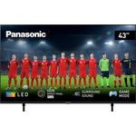 Panasonic TX-43LXW834 108 cm (43 Zoll) LED Smart TV (Ultra HD, HDR, HDR10, HDR10+, HD10+ Adaptive, HLG, Edge LED) HD-Triple-Tuner (Sat, Antenne, Kabel) Modelljahr 2022 Energieklasse G (DE-Modell)