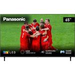 Panasonic TX-65LXW834 164 cm (65 Zoll) LED Smart TV (Ultra HD, HDR, HDR10, HDR10+, HD10+ Adaptive, HLG, Edge LED) HD-Triple-Tuner (Sat, Antenne, Kabel) Modelljahr 2022 Energieklasse G (DE-Modell)