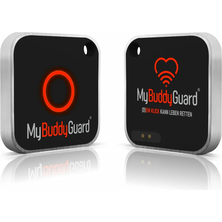 MyBuddyGuard 1.0 Single Button - Dein weltweiter Schutzengel, schwarz (CH01)