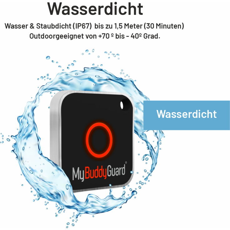 MyBuddyGuard 1.0 Single Button - Dein weltweiter Schutzengel, schwarz (CH01) – Bild 4