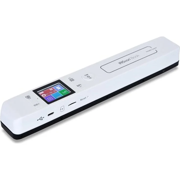 I.R.I.S. IRIScan Book 7 Dyslexic, Handheld-Dokumentenscanner mit 1050 x 1050 DPI, A4, Weiß