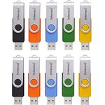Intenso Basic Line USB Stick, 16 GB, USB-A, Mehrfarbig, mit Schwenkbügel, 10er Pack