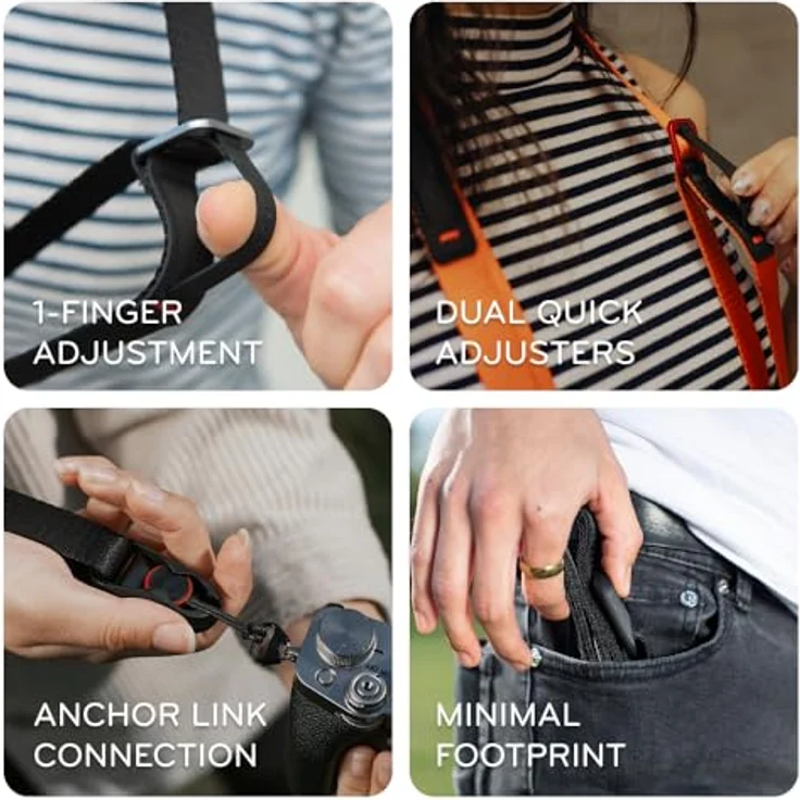 Peak Design Leash Eclipse - L-EP-3, Kamera-Zubehör in Schwarz – Bild 3