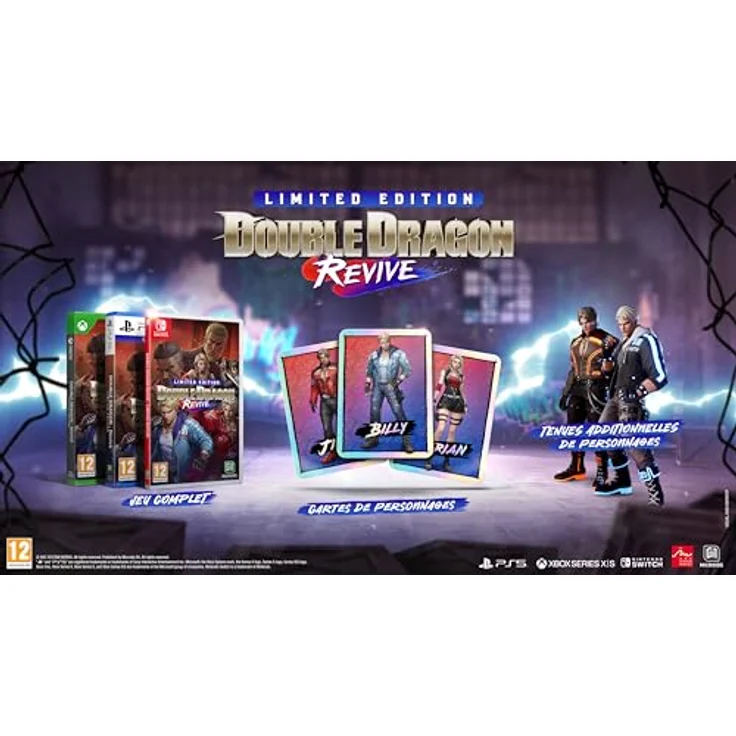 MICROÏDS Double Dragon Revive - Limited Edition [PS5] [Blu-ray], modernisierte 3D-Grafik, strategisches Beat-Em-Up-Gameplay – Bild 2