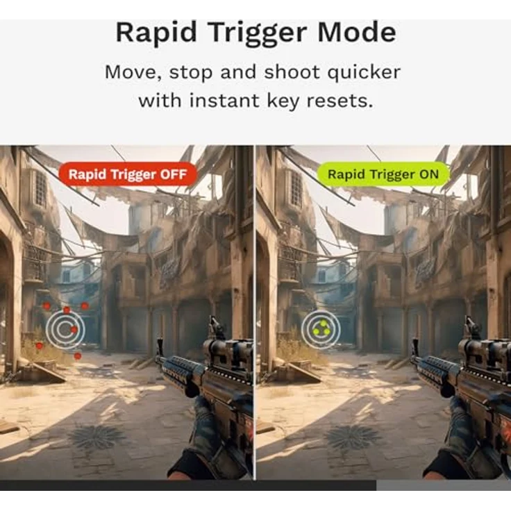 GLORIOUS GMMK 3 HE, Hot-Swap 100% Gaming-Tastatur mit Rapid Trigger, 8k-Abrufrate, MX-/HE-Schaltern, modarem Dichtungssystem und Doubleshot-PBT-Tastenkappen, Amerikanische QWERTY - Weiß – Bild 2