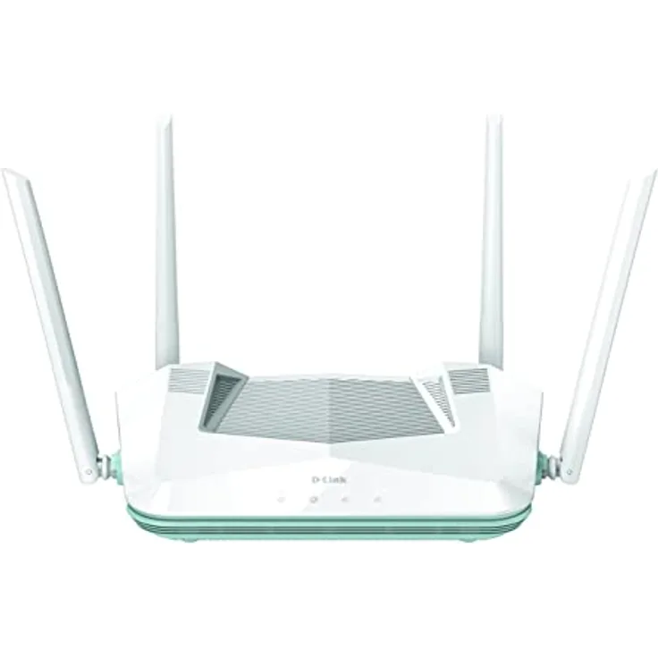 D-Link R32 Eagle PRO AI AX3200 Smart Router (AI Wi-Fi/Traffic Optimiser, AI Parental Control, Gigabit Ports, MU-MIMO, 1024 QAM, OFDMA, WPA3, D-Link Wi-Fi Mesh, kompatibel mit Alexa/Google Assistant)