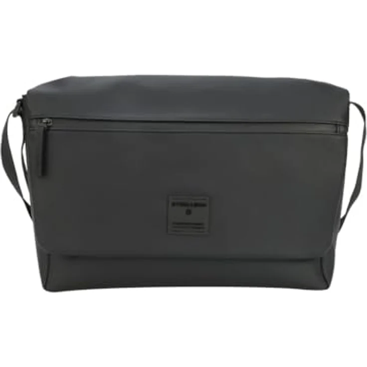 Strellson Westferry Dorian, Umhängetasche aus strukturiertem Kunstleder, Schwarz, mit Laptopfach 43 x 12 x 29 cm – Bild 1