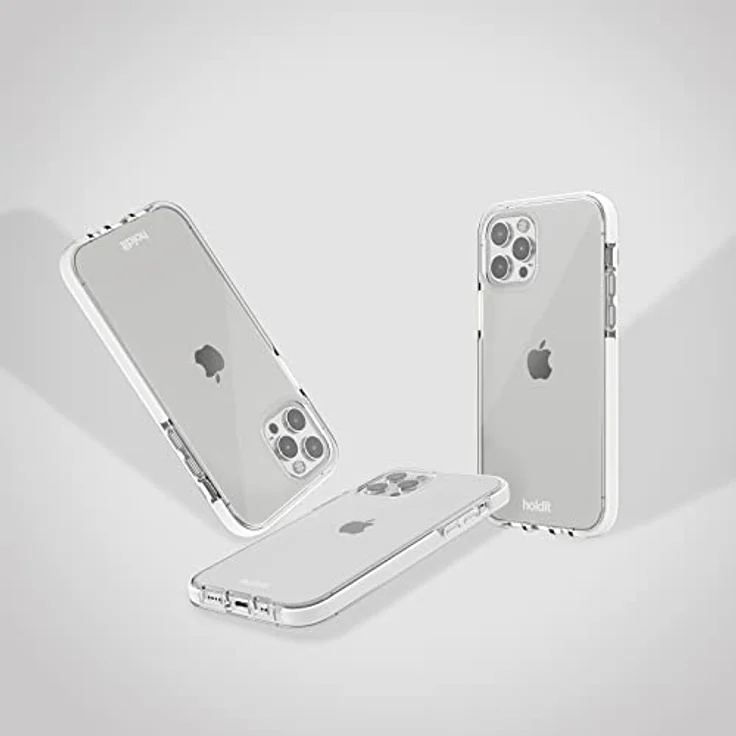 holdit Transparent Hülle für iPhone 11/XR (6,1") - Vergilbungsfrei TPU hülle - Flexiblem und Durchsichtige Handyhüllen in Getönter Farbe - Crystal Clear - Weiß – Bild 5