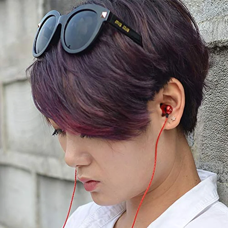 SoundMAGIC E50 High Fidelity Kopfhörer Smartphone Earbuds In Ear Kopfhörer Hochwertige Ohrhörer mit Noise Reduction - Rot – Bild 6