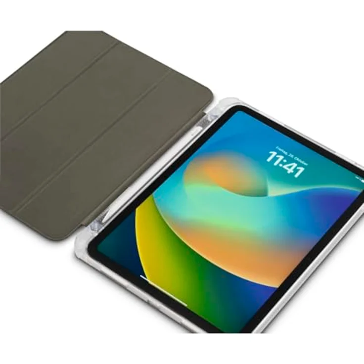 Hama Tablet-Hülle Extreme Protect für Apple iPad 11“ 2025/iPad 10.9" 2022, kratzfest, stoßfester Schutzrahmen, Tablet-Ständer, inkl. Stifthalter, durchsichtig/schwarz – Bild 19