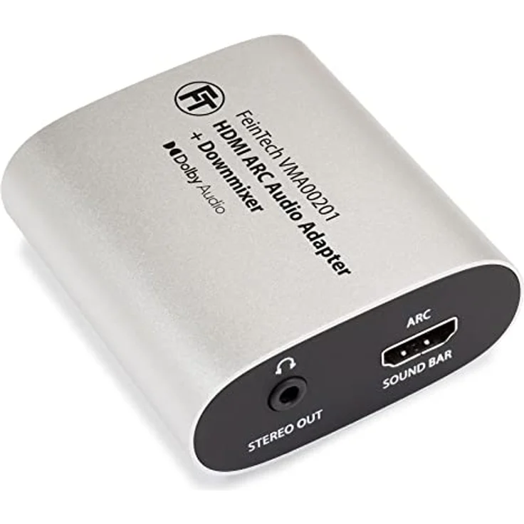 FeinTech VMA00201 HDMI-ARC Audio TV Adapter mit Dolby Digital Decoder Konverter für Kopfhörer Stereo-Anlage mit Lautstärke-Steuerung Soundbar-Passthrough – Bild 1