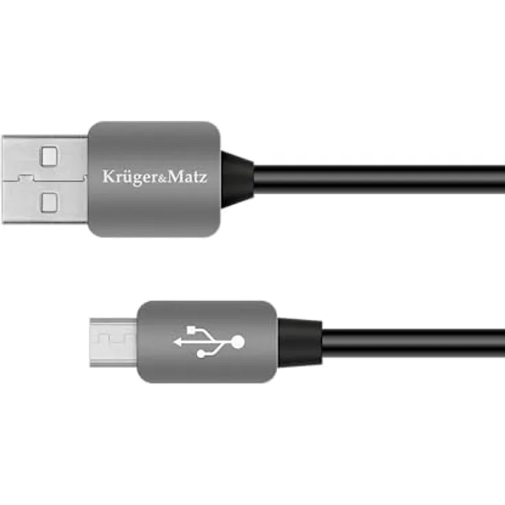 USB Kabel: Micro USB Stecker-Stecker 1.8m Krüger&Mat