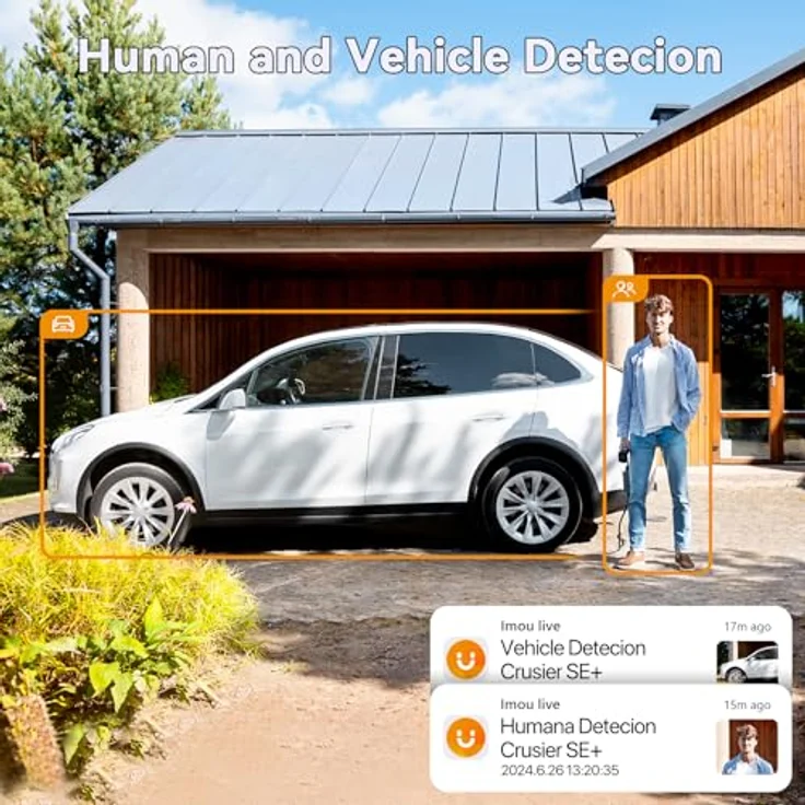 Imou Cruiser SE+ 360° Outdoor Wi-Fi Sicherheitskamera, 3MP, IP66 wetterfest, mit 110 dB Sirene und intelligenter Bewegungserkennung – Bild 3