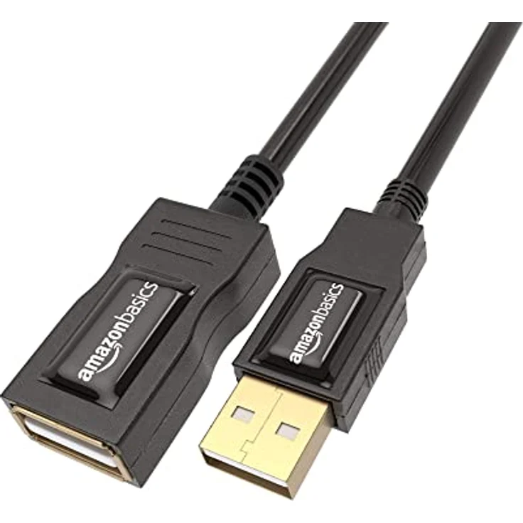 AmazonBasics USB 2.0-Verlängerungskabel A-Stecker auf A-Buchse 3 m – Bild 5