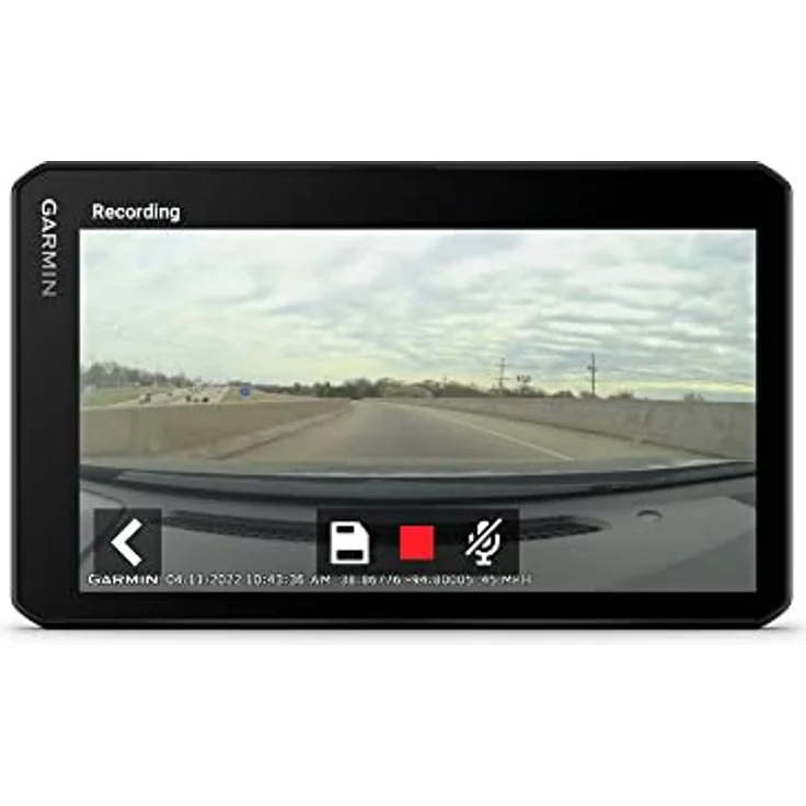Garmin DriveCam 76, Navigationsgerät mit integrierter Dashcam, 6,95'' HD-Display, Kollisionswarner, Spurhalteassistent, 3D-EU-Karten, Verkehrsinfos in Echtzeit, Schwarz, 010-02729-15 – Bild 1