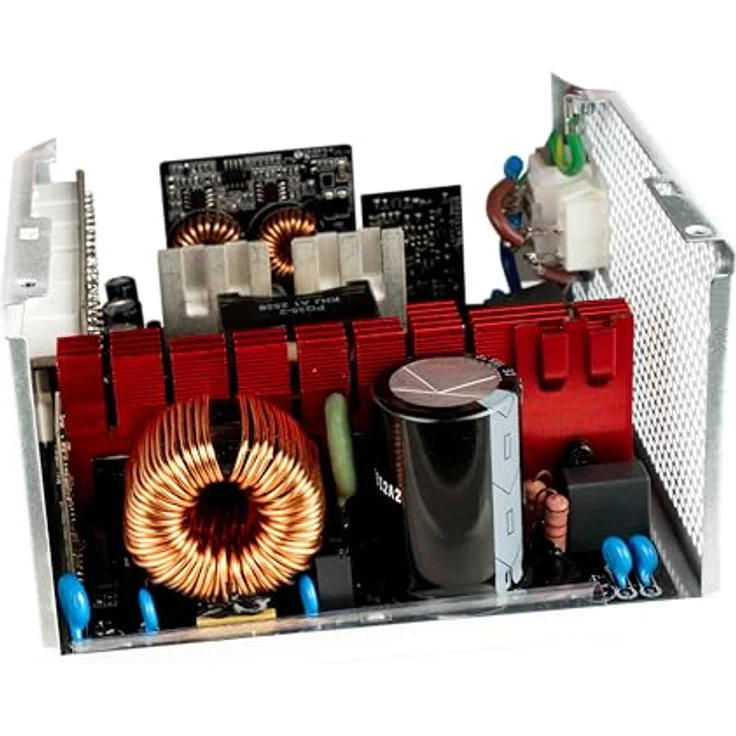 ENERMAX Revolution III S 1000W Snow White, vollmodulares ATX 3.1-Netzteil, 80 Plus Cybenetics Platinum, PCIe 5.1 12V-2x6, flüsterleiser 120mm FDB-Lüfter, Semi-Fanless, 105°C japanische Kondensatoren – Bild 4