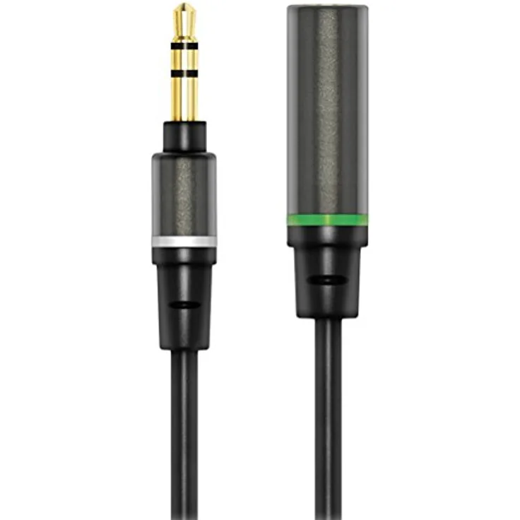 IK Multimedia iLine Camera Adapter, 10cm Jack Kabel, Schwarz