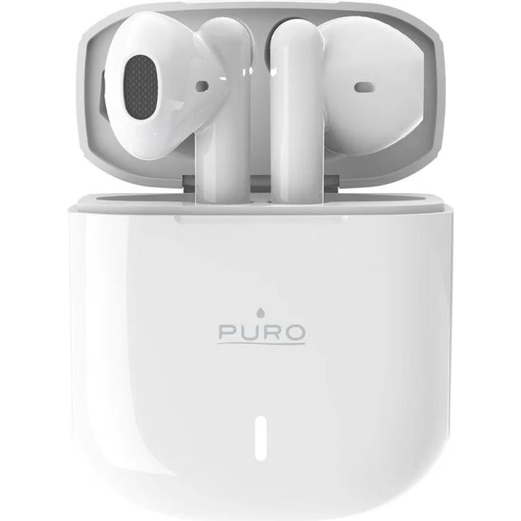 PURO Pod 3, Kabellose In-Ear Kopfhörer mit Bluetooth 5.0, Touch-Steuerung, integriertes Mikrofon, Weiß