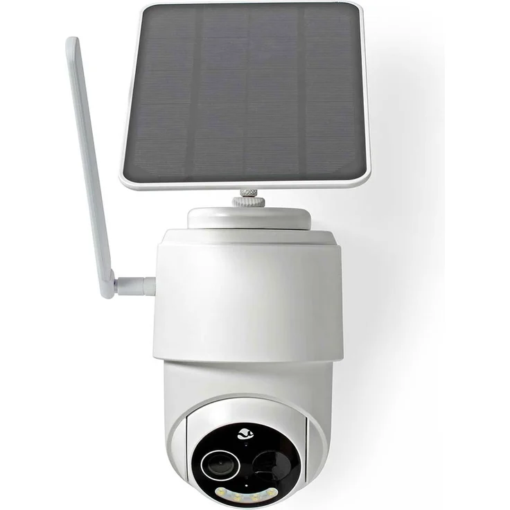 Nedis SmartLife Außenkamera 4G Full HD 1080p Pan tilt IP65 Cloud Storage (optional) / micro-SD, Netzwerkkamera, Weiss – Bild 1