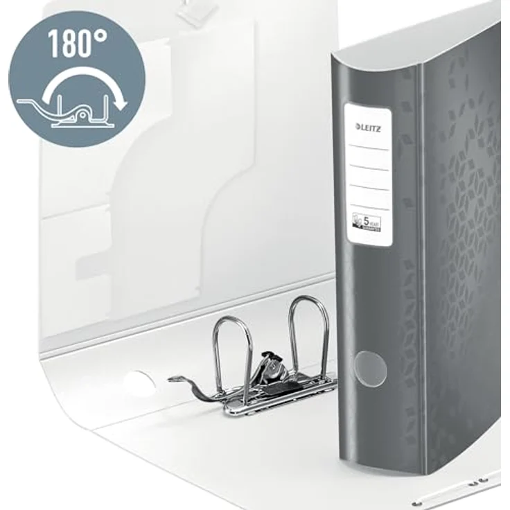 LEITZ Ordner 180° Active WOW 1106, breit, Gummiband-Verschluss, Polyfoam, wasserabweisend – Bild 3