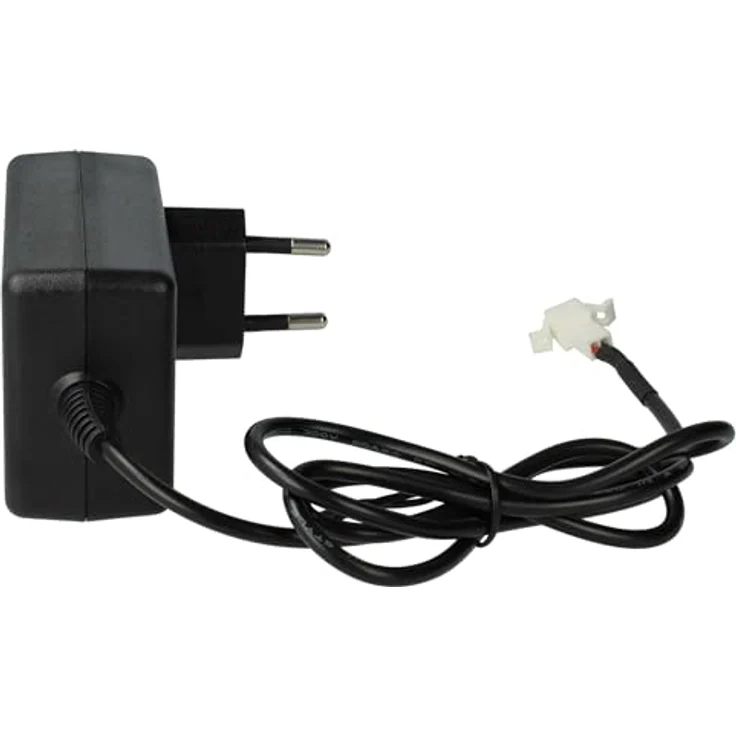vhbw Ladegerät kompatibel mit Velux 846933, 946930, 946933, GP210AFHT Rollladen-, Solarfenster-Akku, Euro-Stecker, 27 V/1,5 A, schwarz – Bild 3