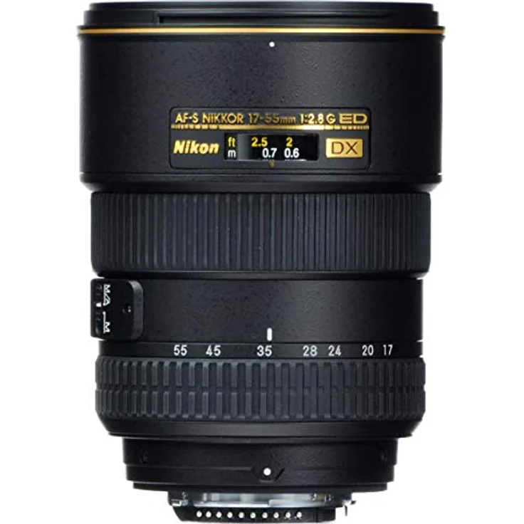 Nikon AF-S DX Zoom-Nikkor 17–55 mm 1:2.8G IF-ED, Zoomobjektiv für Nikon F mit Autofokus und Blende 2.8, Schwarz – Bild 2