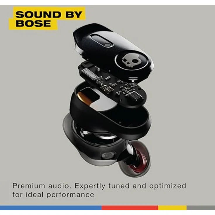 Skullcandy Method 360 ANC Wireless-Ohrhörer, Sound by Bose, Bluetooth-Kopfhörer mit 40 Stunden Akkulaufzeit, schweiß- und wasserresistent - Primer – Bild 2
