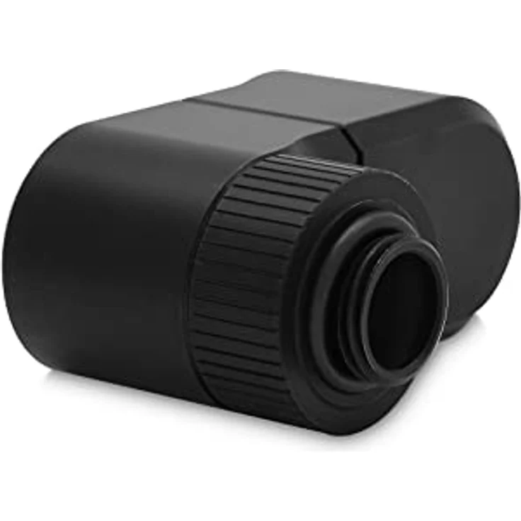 EK EKWB Quantum Torque Double Rotary Offset 28 Fitting, drehbarer 28-mm-Versatzadapter mit Außengewinde und Innengewinde, schwarz – Bild 2