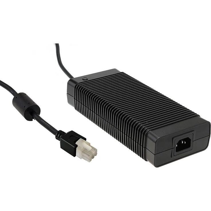 Mean Well GST360A12-C8P, Tischnetzteil 330W 12V 27,5A, 8-polig Steckverbinder, kompakt und leistungsstark