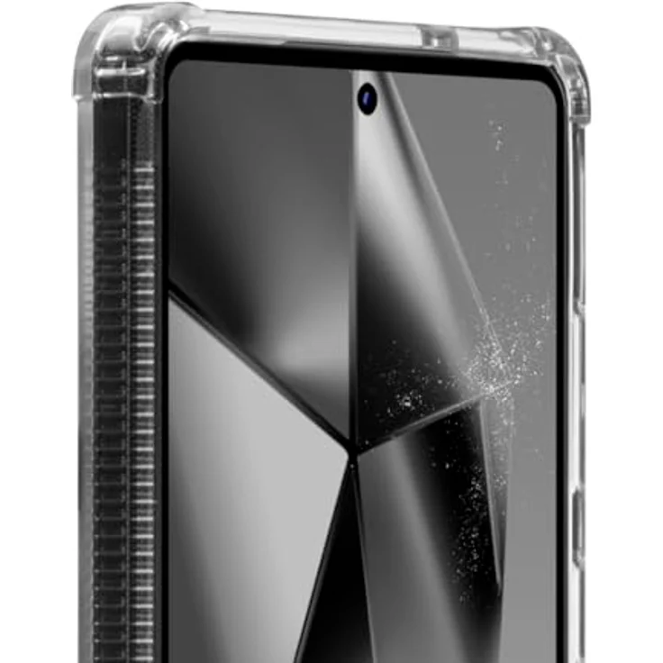 Hama Handyhülle „Extreme Protect“ für Samsung Galaxy S25 Ultra transparent (Bumper D3O-lizenziert, stoßfest, sturzsicher, bruchsicher, durchsichtige Hülle, Case für induktives Laden) – Bild 5