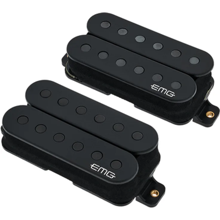 EMG JR "Daemonum" Set BK, Aktives E-Gitarren Tonabnehmer Set, Humbucker, High Output, Schwarz, Jim Root Signature