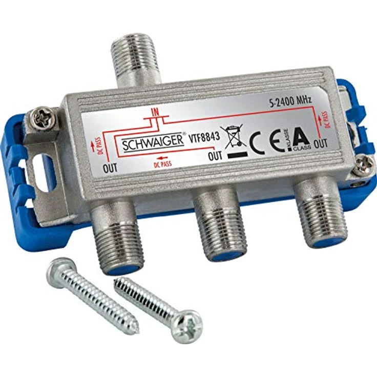 Schwaiger VTF8843241 High-End-Verteiler 3-Fach für BK- und GA-Anlagen (110 dB) – Bild 2