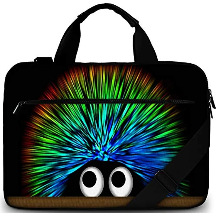 Sidorenko Laptoptasche 17/17,3 Zoll - Moderne Notebooktasche aus Canvas - Hochwertige Laptop Tasche - Schmutz- & Wasserabweisende Laptop Bag mit Zubehörfach – Bild 1