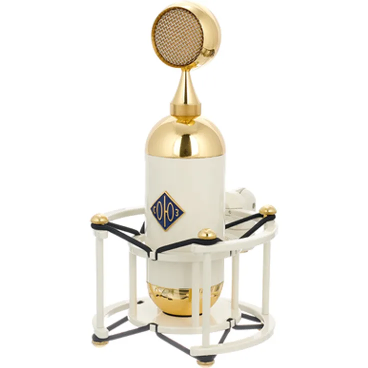 Soyuz 017 Tube, Großmembran Kondensator-Röhrenmikrofon mit 34mm goldbedampfter Membran, Niere, 20Hz - 20kHz Frequenzbereich, Lieferumfang mit Netzteil und Eichenholzkoffer
