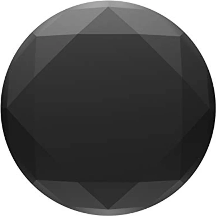 PopSockets PopGrip - Ausziehbarer Sockel und Griff für Smartphones und Tablets mit einem Austauschbarem Top - Metallic Diamond Black – Bild 2