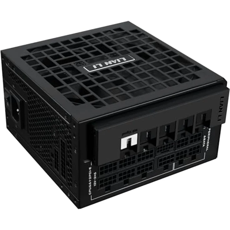 Lian Li RS Series 80 PLUS Gold Netzteil, ATX 3.1, modular - 1.200 Watt, schwarz, mit RS Hub und leisem 135-mm-Lüfter – Bild 2
