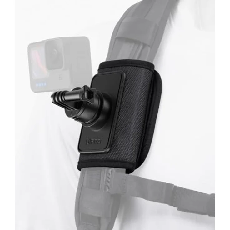ULANZI CO62 Go Quick II, Rucksack-Clip-Halterung mit Schnellverschluss & Handyhalter für GoPro, DJI, Insta360 Action Cams, Schultergurt Mount für Wandern – Bild 5