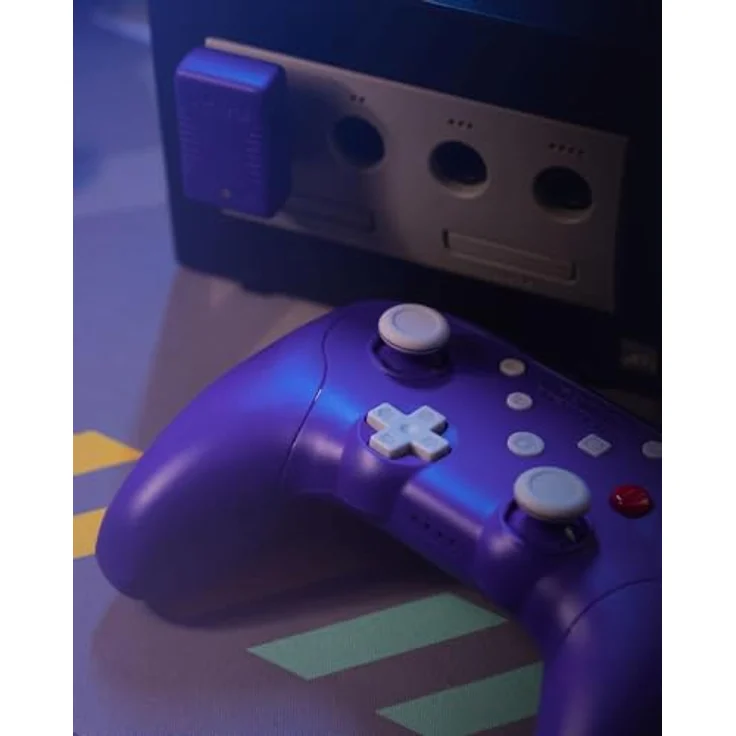 Retro Fighters BattlerGC 2.4G Controller, Ergonomischer kabelloser Gaming Controller für Switch und PC, violett, mit druckempfindlichen analogen Auslösern und mehr als 10 Stunden Akkulaufzeit – Bild 4