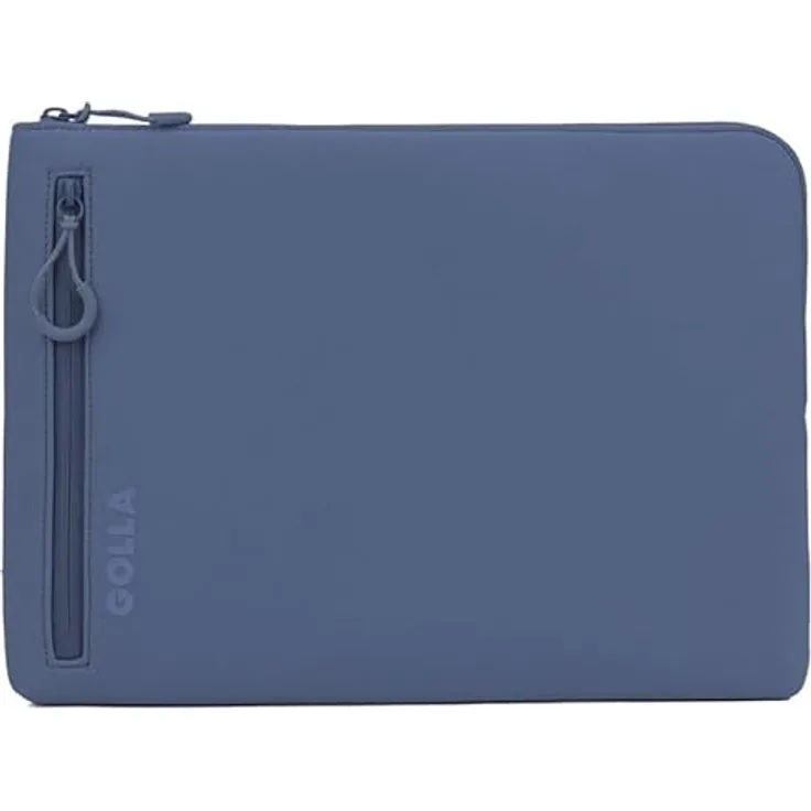 Golla Laptop Tasche/Wasserdichter Neopren Sleeve 13 Zoll für MacBook, Asus/Petroleum/Wasserabweisend, mit Frontfach und weichem Innenfutter