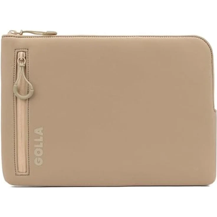 Golla Laptop Tasche, Wasserdichter Neopren Sleeve für MacBook/Asus, 13 Zoll, Kaffee-Farbe – Bild 1