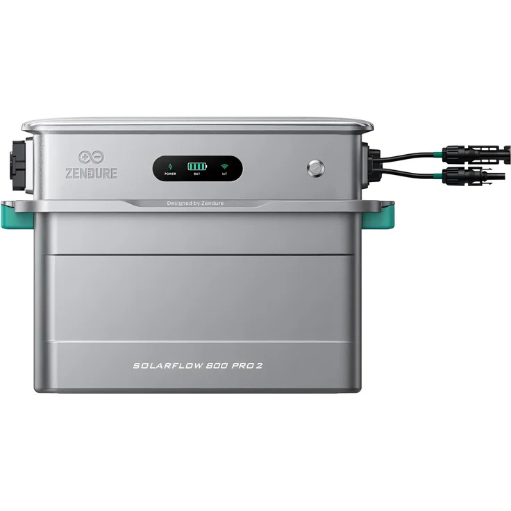 Zendure SolarFlow 800 Pro 2, Energiespeichersystem mit 1920 Wh und 2640 W PV-Leistung, Plug und Play, schwarz