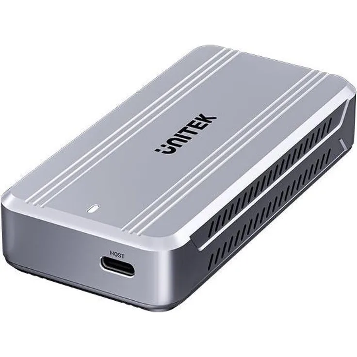 UNITEK SSD-Gehäuse M.2 NVMe USB4 40 Gbps, 8 TB, mit aktiver Kühlung, Aluminium und Kunststoff
