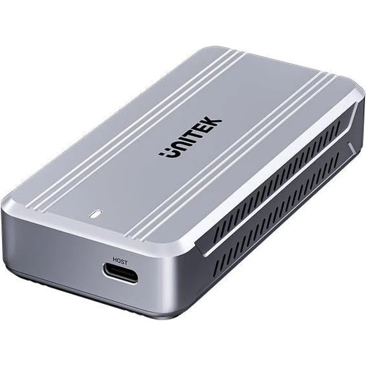 UNITEK SSD-Gehäuse M.2 NVMe USB4 40 Gbps, 8 TB, mit aktiver Kühlung, Aluminium und Kunststoff