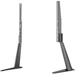 SCHWAIGER TVS7050 513 Universal TV Standfüße Fernsehständer TV Ständer Fernseherfüße für 32-70 Zoll Flachbildschirme max. VESA 800x400 höhenverstellbar
