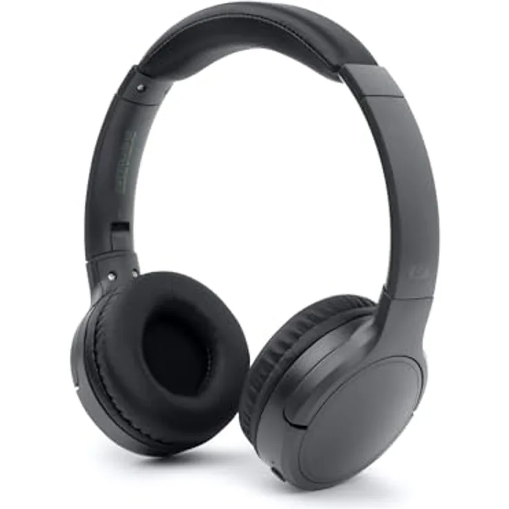 MUSE M-272 BT, Bluetooth Over-Ear Kopfhörer mit Mikrofon und langer Akkulaufzeit, schwarz