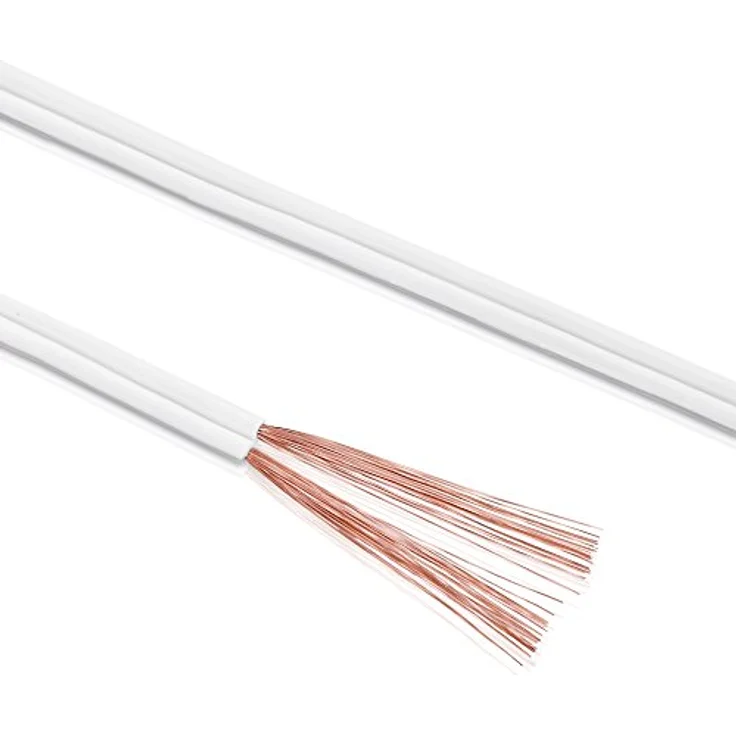 HDSupply SC2075W-50 Lautsprecherkabel, 2 x 0,75 mm² CCA, 50 m, weiß